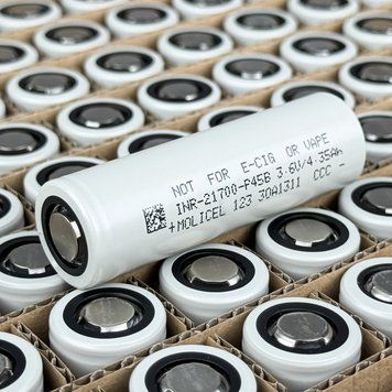 Molicel P45B 4500mAh акумулятор високострумовий 45A Li-ion 21700